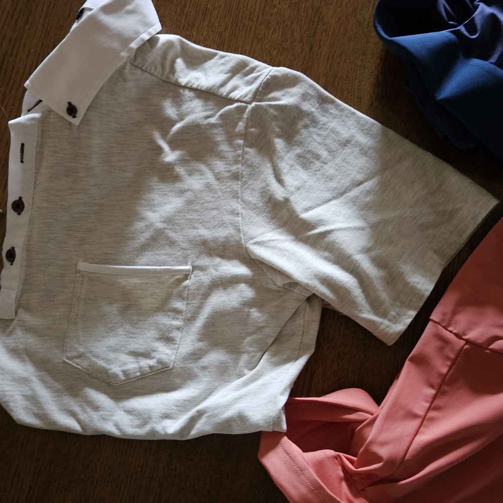 Men's Gray Polo Shirt